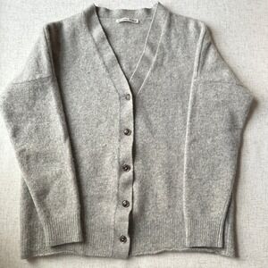 Reformation Recycled Cashmere Cardigan | Grey Size S